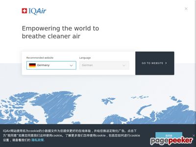 IQAir中国官网首页缩略图